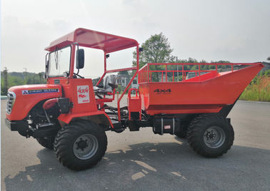 Four Wheel Drive Mini Articulated Dump Truck For Agriculture In Oil Palm Plantation