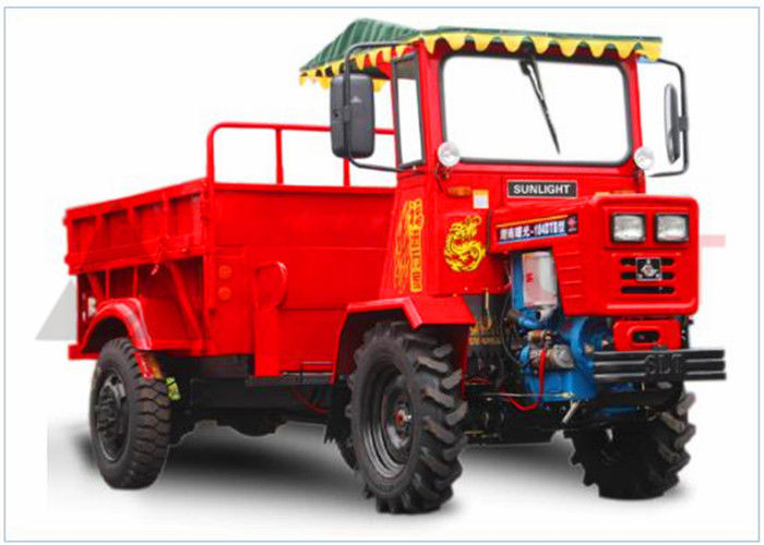 Articulated  Mini Tractor Dumper 18HP for Agriculture in Oil Palm Plantation 1 Ton Payload supplier