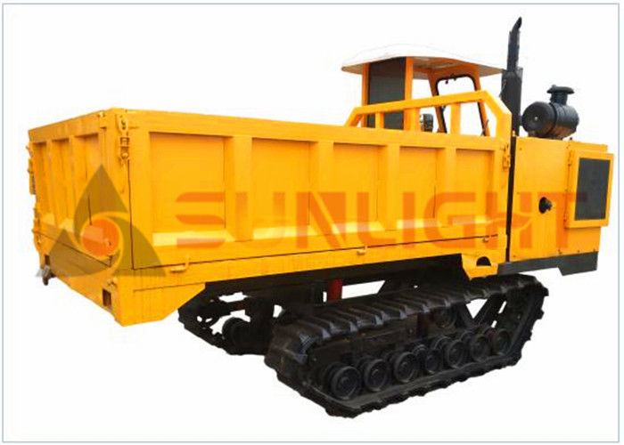 High Efficiency Mini Crawler Dumper Tracked Wheelbarrow For Vagetable Land supplier