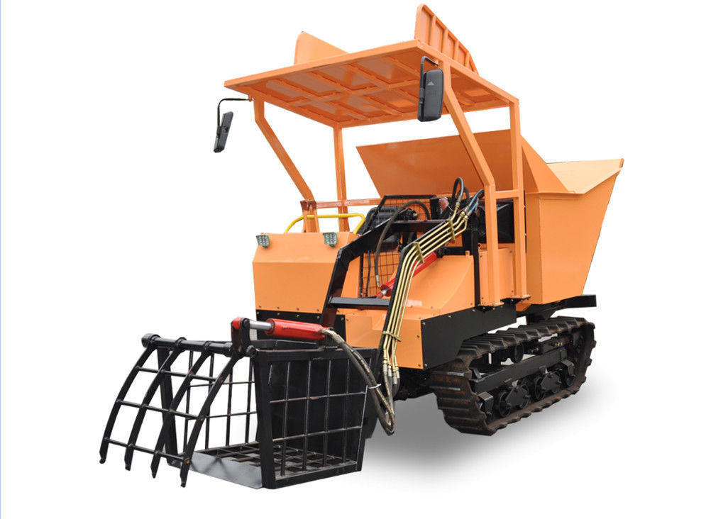 Safe Controls Rubber Track Dump Truck / Small Tracked Dumper Easy Maintenance with dump bed, tracked supplier