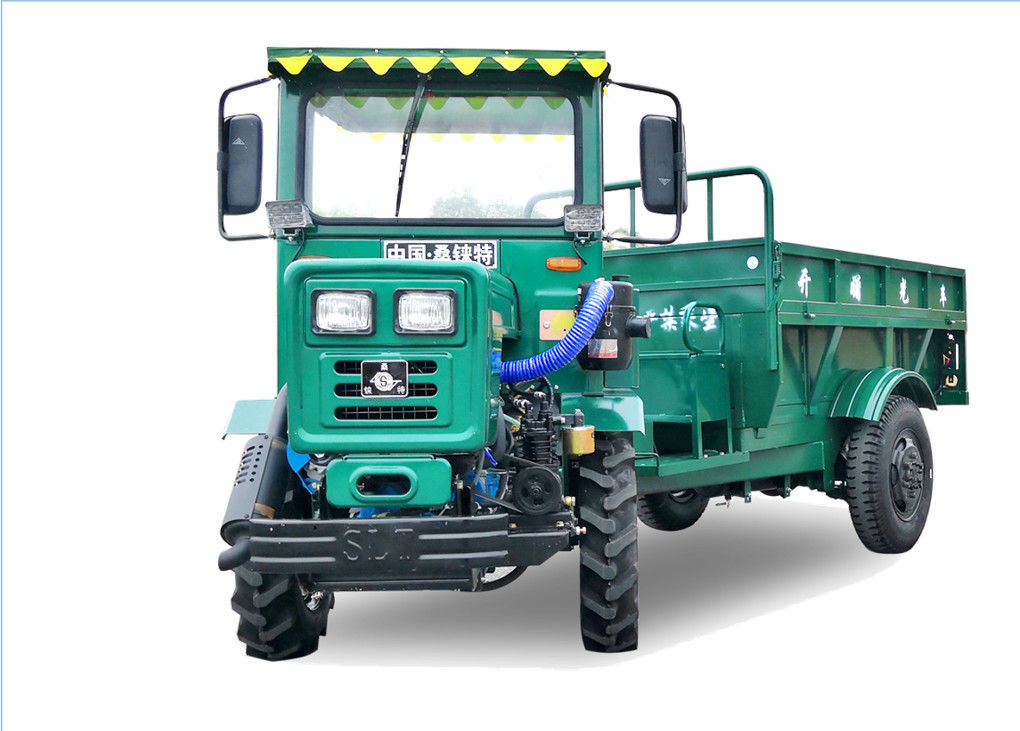 Farm And Garden Tractor Dumper For Rice Farming Manual Shift Method floatation tyre optional supplier