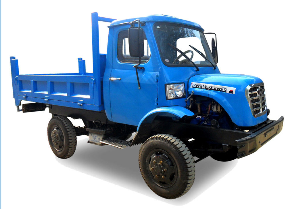 4wd rigid chassis Mini Off Road Dump Truck For Transporting Rice / Bamboo supplier
