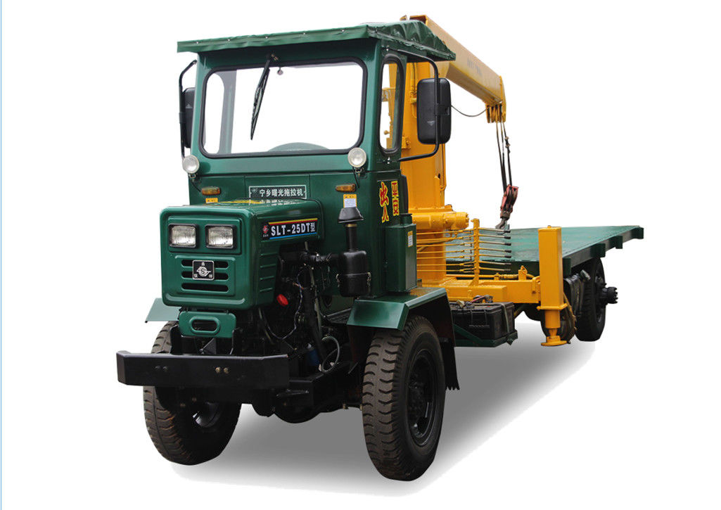 18HP Small Articulated Dump Truck , 1 Ton Agricultural Truck Full Hydraulic Steering supplier