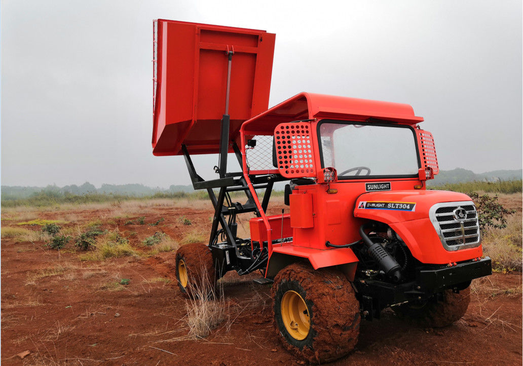 Compact Mini Tipper Truck / Farm Service Truck Simple Structure Agriculture Loader 4wd supplier