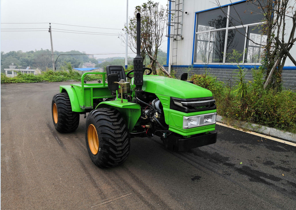 Infield Mini Tractor Dumper 35HP With PTO Rotorary Cultivator Small Turning Radius articulated chassis supplier