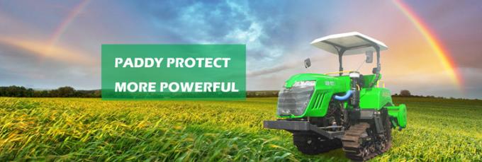 57kw Rice Field Tractor , Compact Crawler Tractor Higher Ground Clearance 3