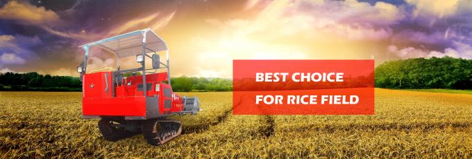 Rice Field Mini Farm Tractor Cultivator / Agriculture Tractor Cultivator 55KW 0