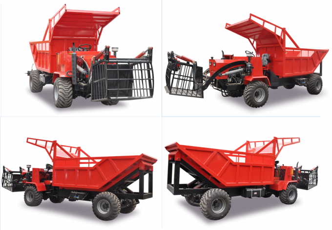 Simple Structure Tractor Dumper Heavy Duty Air Brake Articulated Chassis 3