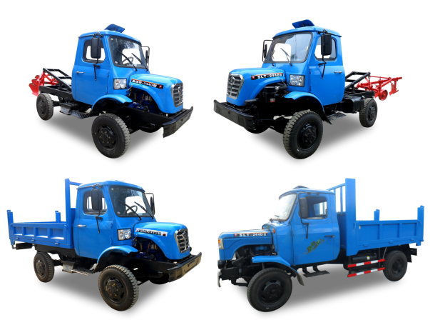18HP-95HP Blue Color FWD/4WD Farm Dump Truck For Various Of Road Condition ISO Approval 0
